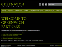 Tablet Screenshot of greenwichpartners.co.uk